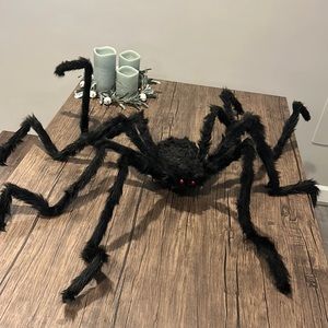Halloween hairy spider